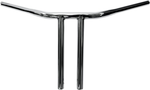 Chrome 12in. T Bar Bend 1 1/4in. Buffalo Bar Handlebar