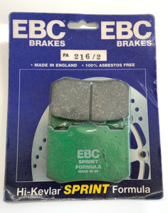 Organic Brake Pads - For Performance Machine 4-piston caliper 124 x 4HR ,137 x 4