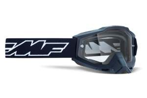 FMF Powerbomb Enduro Goggles Rocket Black w/ Clear Lens