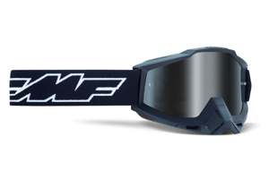 FMF Powerbomb Sand / Desert Goggles Rocket Black w/ Smoke Lens