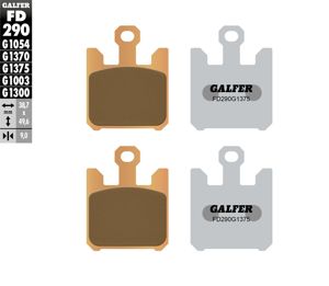 HH Sintered Ceramic Compound Brake Pads - Front Pads