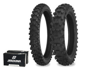 540 Series 110/90-19 80/100-21 - Dirt Tire Kit w/ Tubes