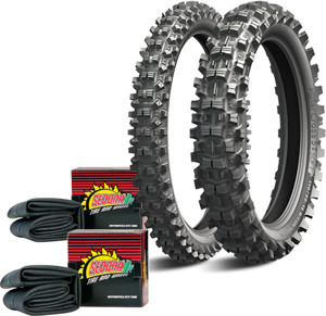 Starcross 5 Med Front+Rear Tires 100/90-19 80/100-21 w/Tubes