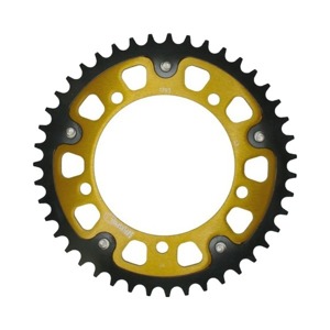 Stealth Rear Sprocket 43T Gold 520 Conv - Suzuki GSXR V-Strom