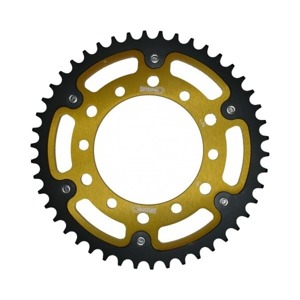 Stealth Rear Sprocket 46T Gold - Kawasaki Suzuki Yamaha