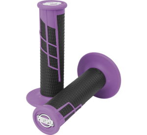 Clamp On 1/2 Waffle Grip System - Neon Purple & Black