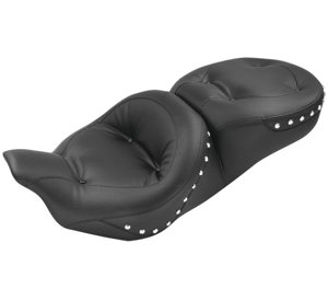 Ultra Touring Regal Studded 2-Up Seat - For 08-20 Harley FLH FLT