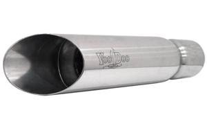 Shorty Polished Slip On Exhaust - For 12-17 Suzuki GSXR1000