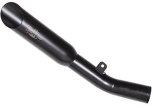 Black Shorty 3/4 Slip On Exhaust - For 08-24 Suzuki GSXR600/750