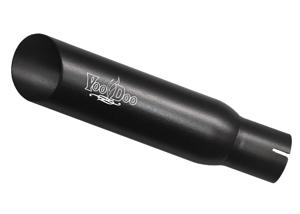 Black Shorty Slip On Exhaust - For 06-20 Yamaha YZF-R6