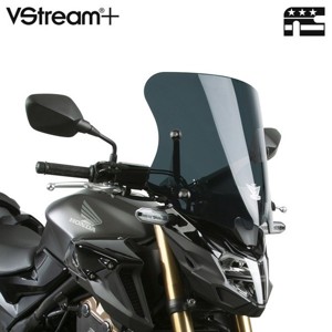 Dark Smoke VStream+ Low Sport Windscreen - For 19+ Honda CB500F