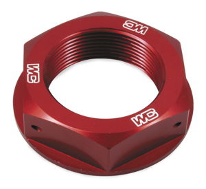 Red Steering Stem Nut - Honda CR/CRF