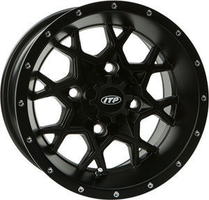 HURRICANE WHEEL 12X7 4/110 5+2 BLACK