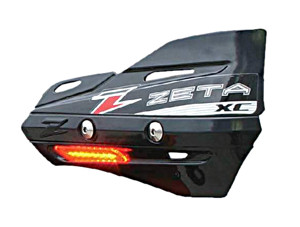 Zeta XC Flasher Black Handguard Shields For Bar Armor Guards