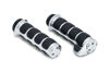 Premium ISO Grips With Throttle Boss Dual Cable Chrome