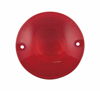 Red Flat Lens Style Turn Signal Lenses 3In