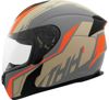 THH Helmets T810S Turbo Grey/Org Xl