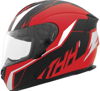 THH Helmets T810S Turbo Red/Sil Lg