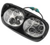 Letric Lighting Led Hdlght Dual 5.75in Chr/Blk