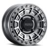 MR415 Beadlock 15x7 / 5+2/38mm / 4x156 / 132mm CB Graphite Wheel - Graph. Ring