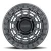 MR415 Beadlock 15x10 / 6+4/25mm / 4x156 / 132 CB MT Black Wheel - GL Black Ring