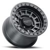 MR415 Beadlock 15x10 / 6+4/25mm / 4x156 / 132 CB MT Black Wheel - GL Black Ring