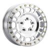 MR412 Beadlock 15x5 / 4.2+.8/43mm Offset / 5x4.5 / 78 CB Machined - Raw Wheel