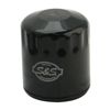 Sportster/Evolution/Shovelhead Models Oil Filter - Black