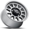 MR704 HD 17x9 18mm Offset 8x6.5 130.81mm CB Titanium Wheel