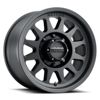 MR704 HD 17x9 18mm Offset 8x6.5 130.81mm CB Matte Black Wheel