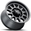 MR704 HD 17x9 18mm Offset 8x6.5 130.81mm CB Matte Black Wheel