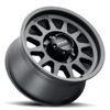 MR704 HD 17x9 18mm Offset 8x170 130.81mm CB Matte Black Wheel