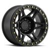 MR106 Beadlock 17x9 -44mm Offset 8x6.5 130.81mm CB Matte Black w/BH-H36125 Wheel