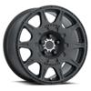 MR502 RALLY 17x8 +38mm Offset 5x4.5 67.1mm CB Matte Black Wheel