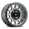 MR305 NV 18x9 / +18mm Offset / 8x6.5 BP / 130.81mm CB / Ti. - MT Black Lip Wheel