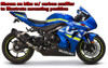 S1R "Black" Slip On Exhaust - Aluminum - For 17-19 Suzuki GSXR1000