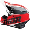 Red/Black Sector Fader Helmet - Small