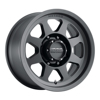 MR701 17x8.5 0mm Offset 8x6.5 130.81mm CB Matte Black Wheel