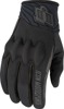 ICON Anthem3 Gloves Men's Black Size S - Breathable short cuff gloves