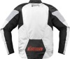 ICON Overlord3 Jacket Men's XL Black/White - Men's sport fit jacket with protection