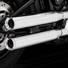 Vance & Hines HD Softail 18-22 Eliminator S/OS Chrome Slip-On Exhaust