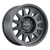 MR704 15x7 +15mm Offset 5x100 56.1mm CB Matte Black Wheel