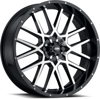 Hurricane Alloy Aluminum Wheels - Hurricane 20X6.5 4/137 4+2.5