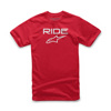 Ride 2.0 Tee Red/White Small