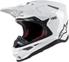 Supertech S-M8 Solid Helmet Gloss White Small