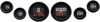 MLX Series Gauges - Bagger 6 Gauge Mlx Blk