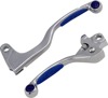 Natural & Blue Competition Brake & Clutch Lever Set - For 07-18 Kawasaki KX Yamaha YZ