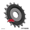 Front Steel Countershaft Sprocket w/ Rubber Damper - 17 Tooth 520