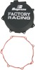 Factory Racing Clutch Cover - Black - For 06-15 Kawi KFX450R KX450F