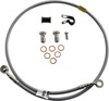 Stainless Steel Front Brake Line Kit - For 2017+ Kawasaki Versys-X 300 (non-ABS)